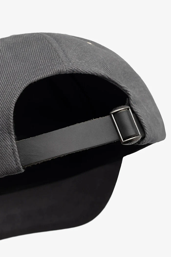 Bull Twill Denim 6-Panel Cap - Graphite - Image 3