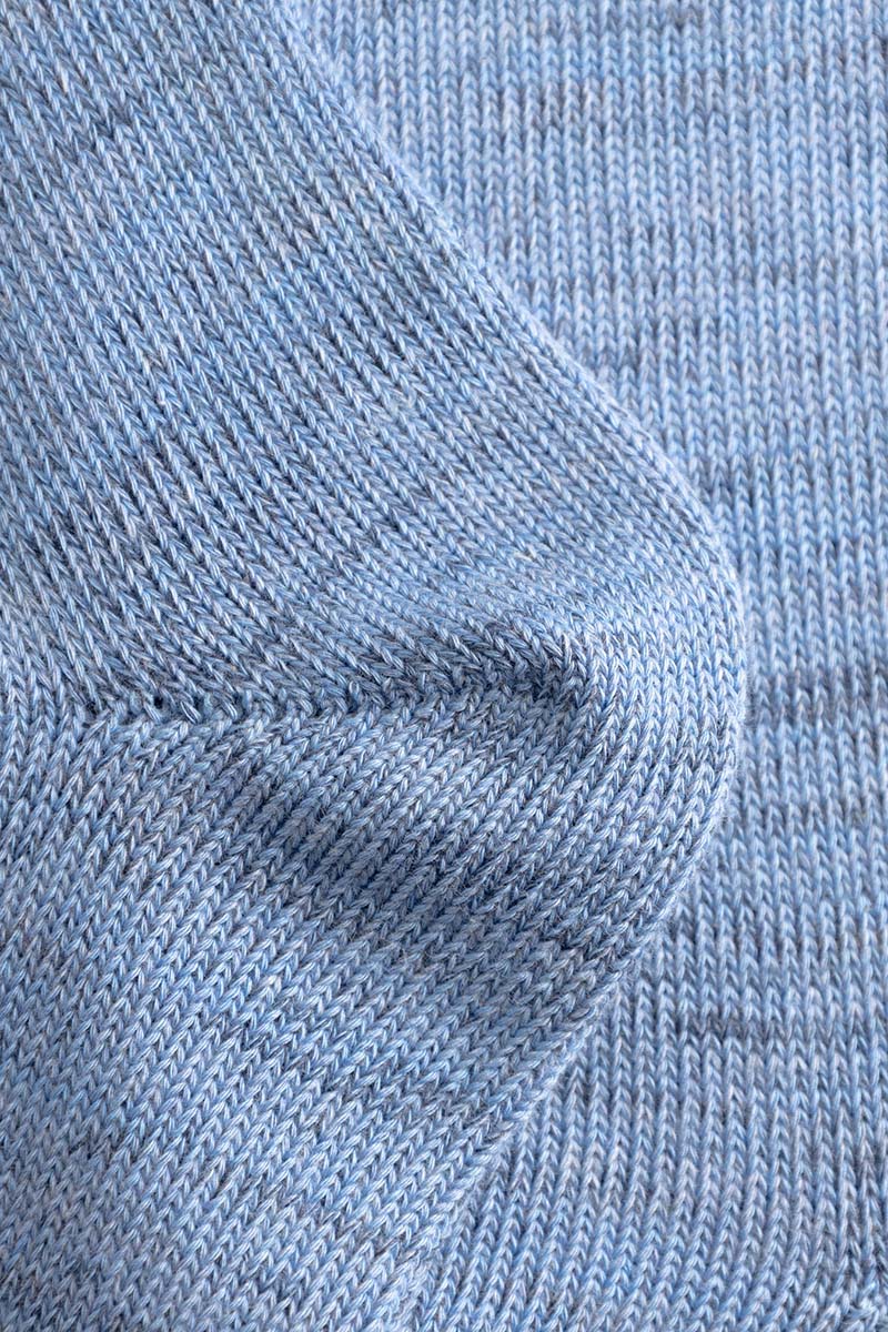 Bykle Heavy Cotton Twist Sock - Bel Air Blue - Image 4