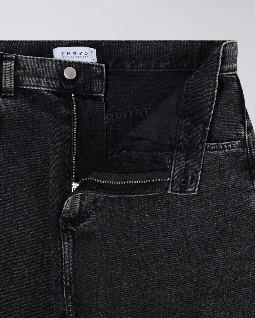 Worker Short - Black (matt wash) - Image 6