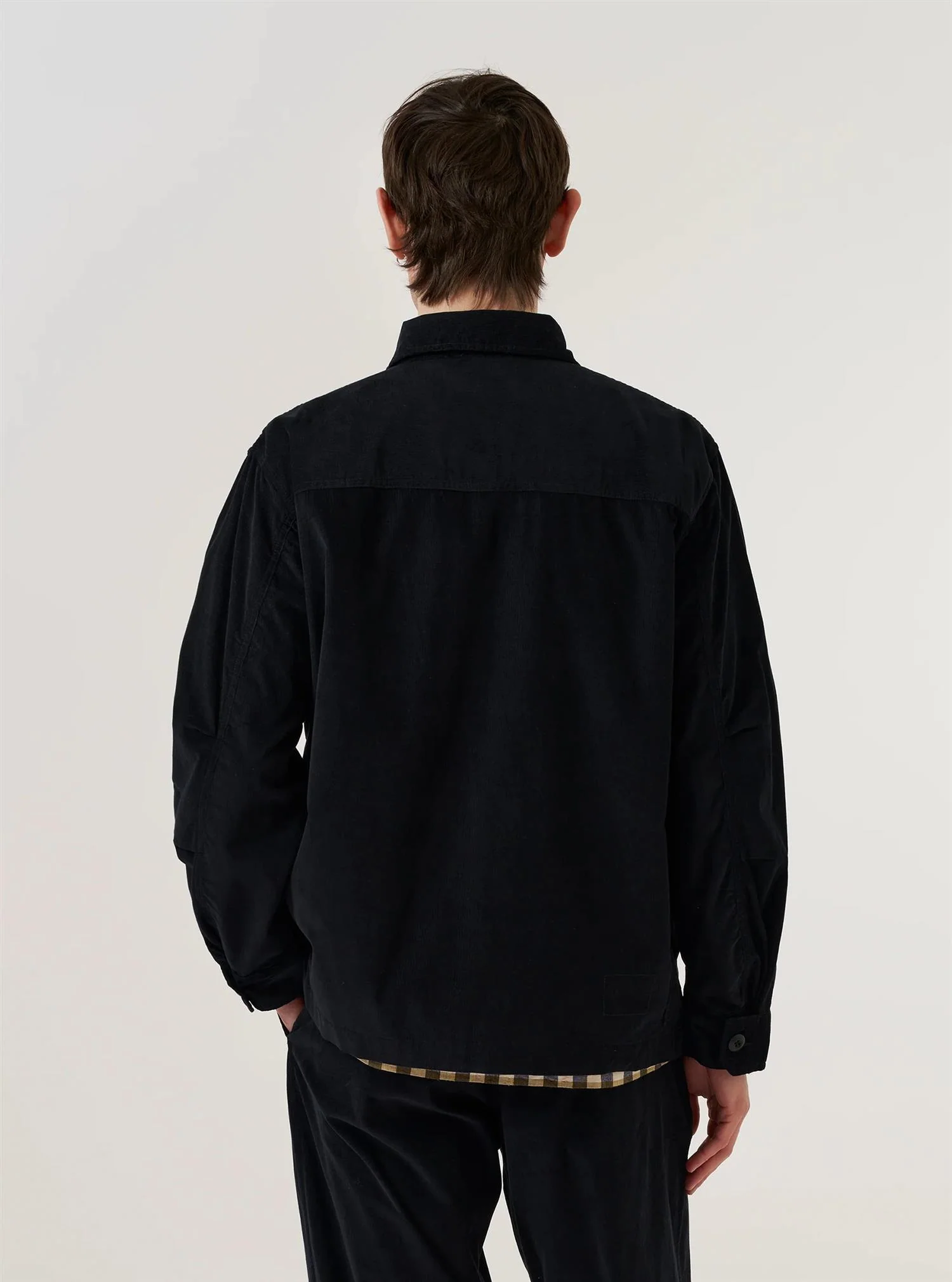 Organic Fine Cord Duty Jacket - Black - Image 3