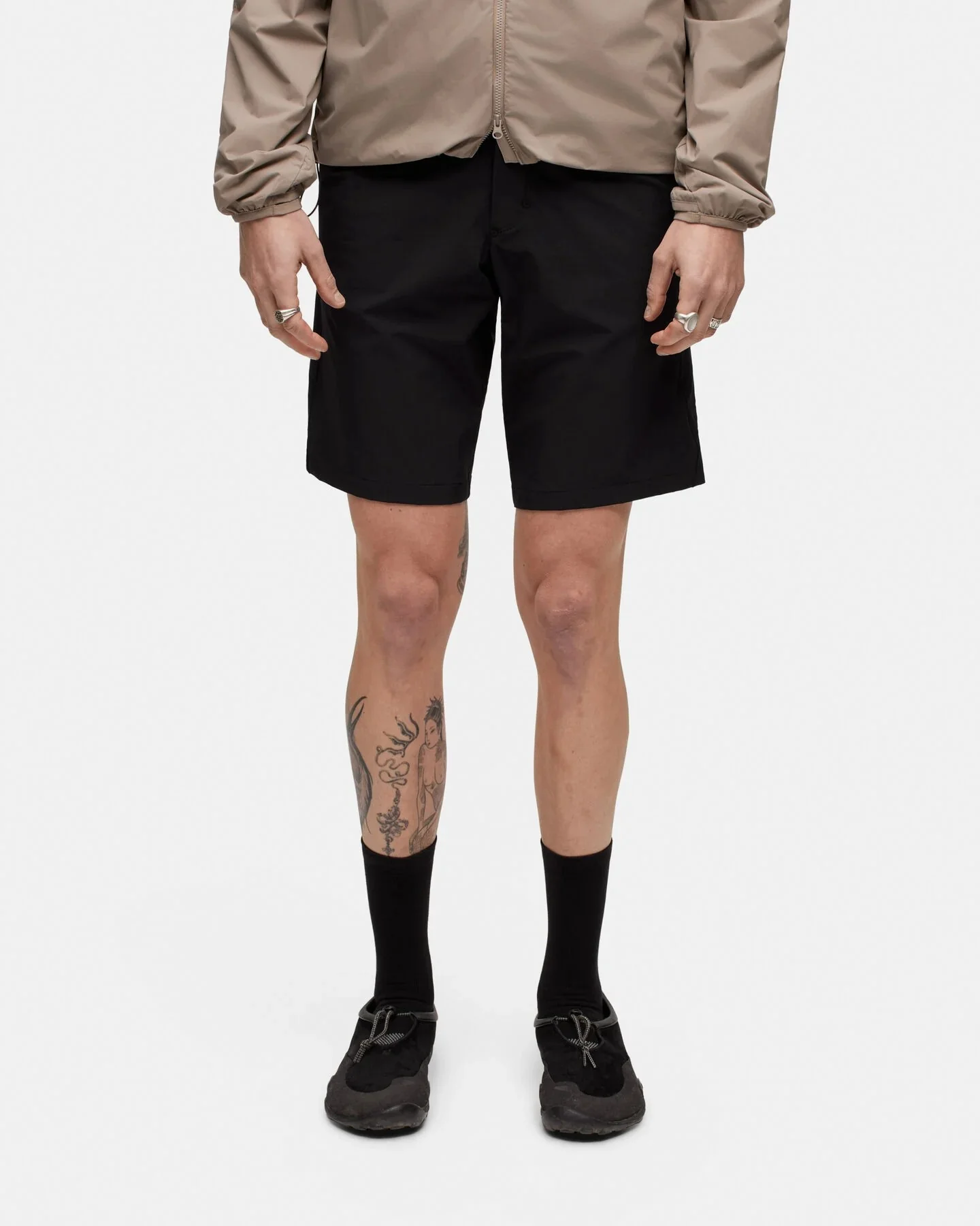 Traka Softshell Short - Black Beauty - Image 3
