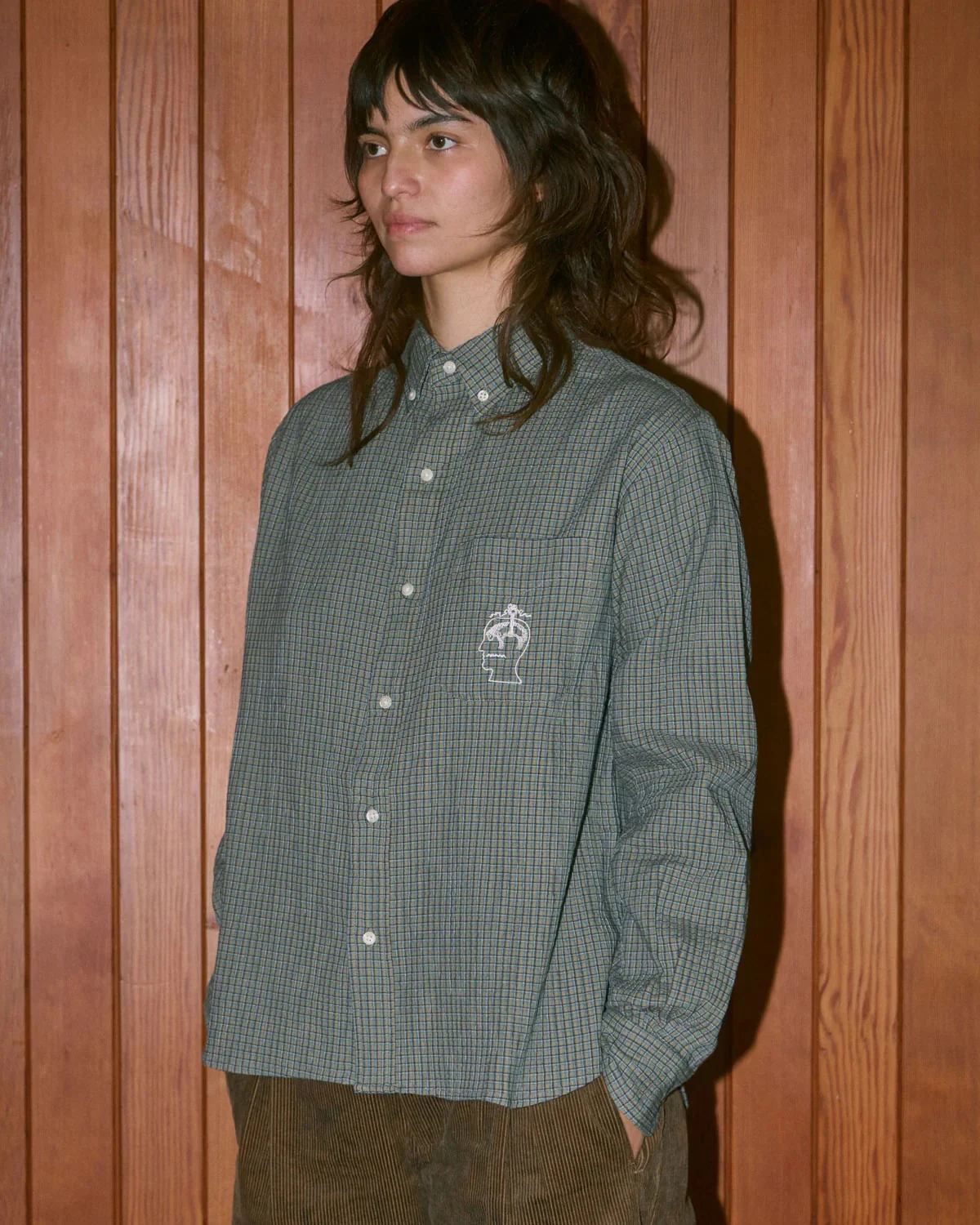 Brooks Brothers California Check Oxford Button Up Shirt - Green - Image 5