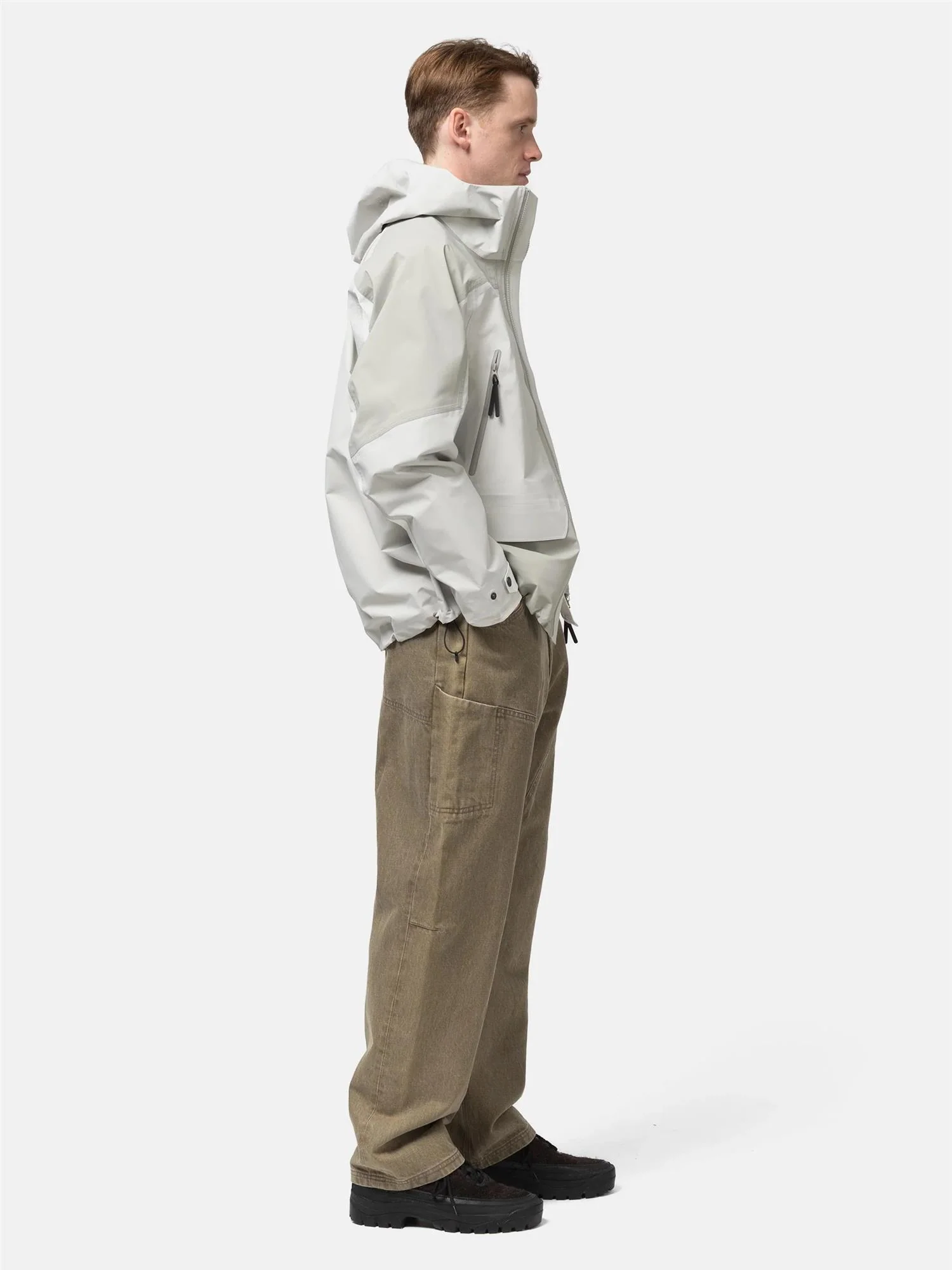 Rig Pant Bio Wash Cotton Denim - Taupe - Image 5