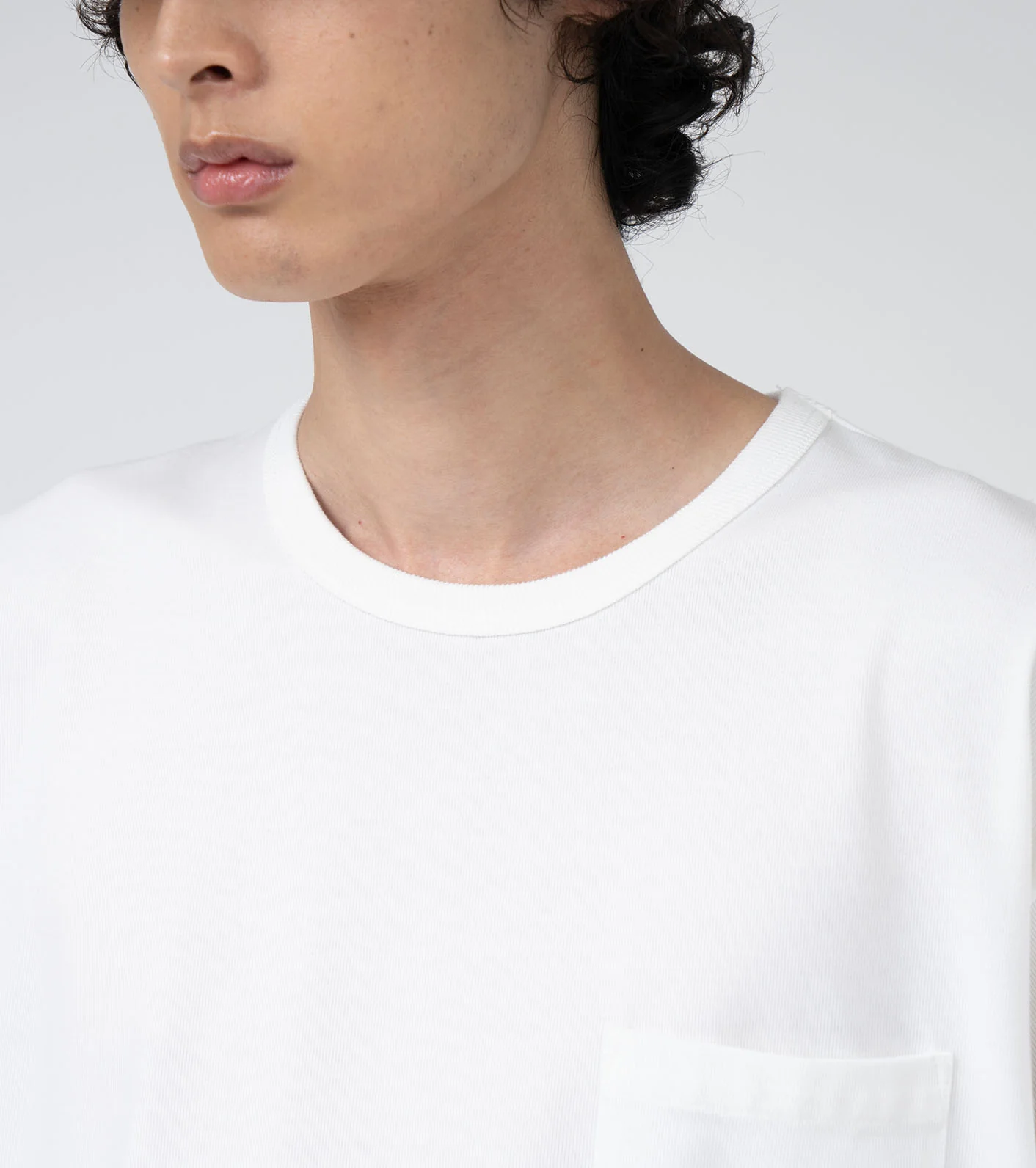 COOLMAX Jersey Pocket Tee - White - Image 3