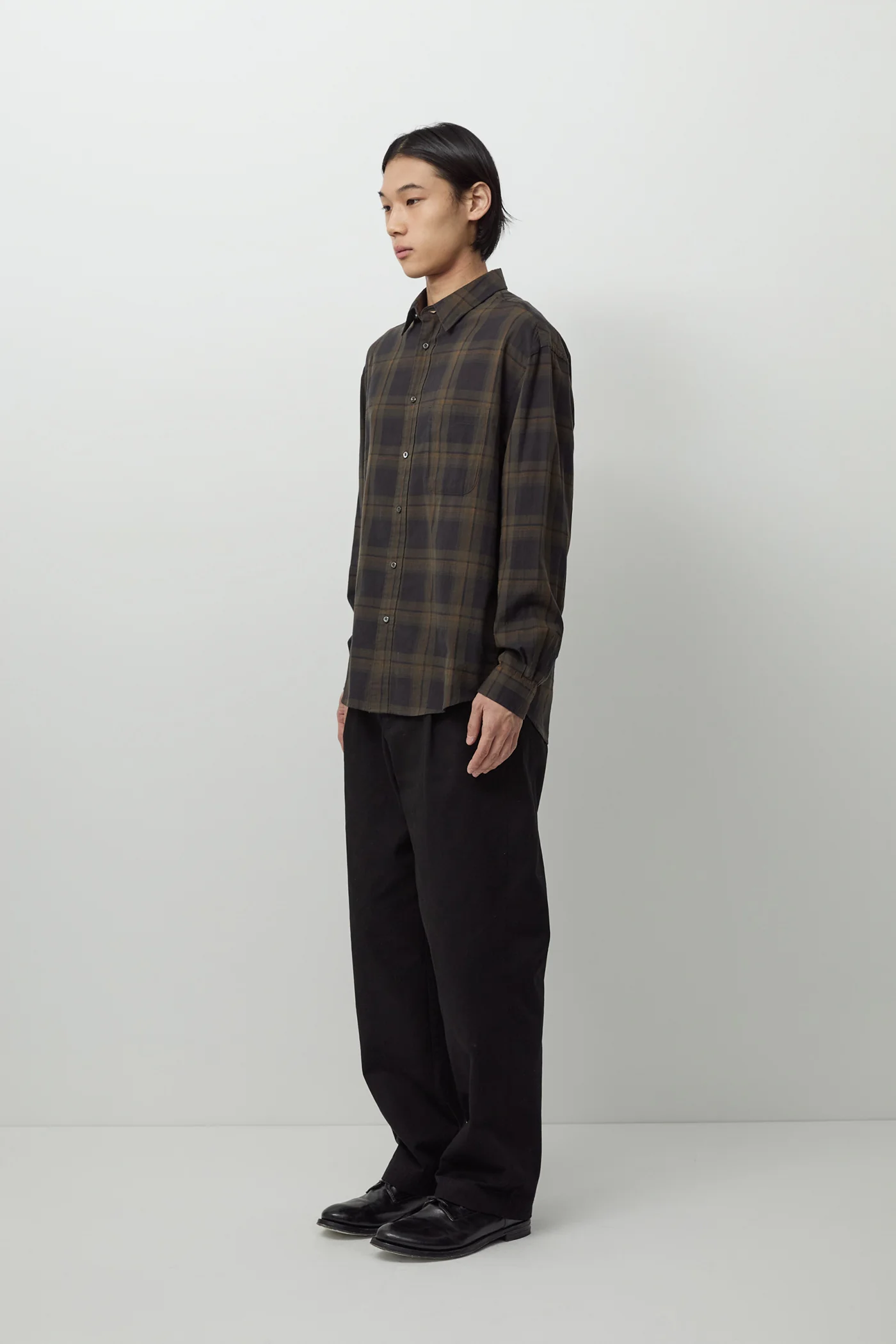 Primary Shirt - Dark Olive Plaid - Image 2
