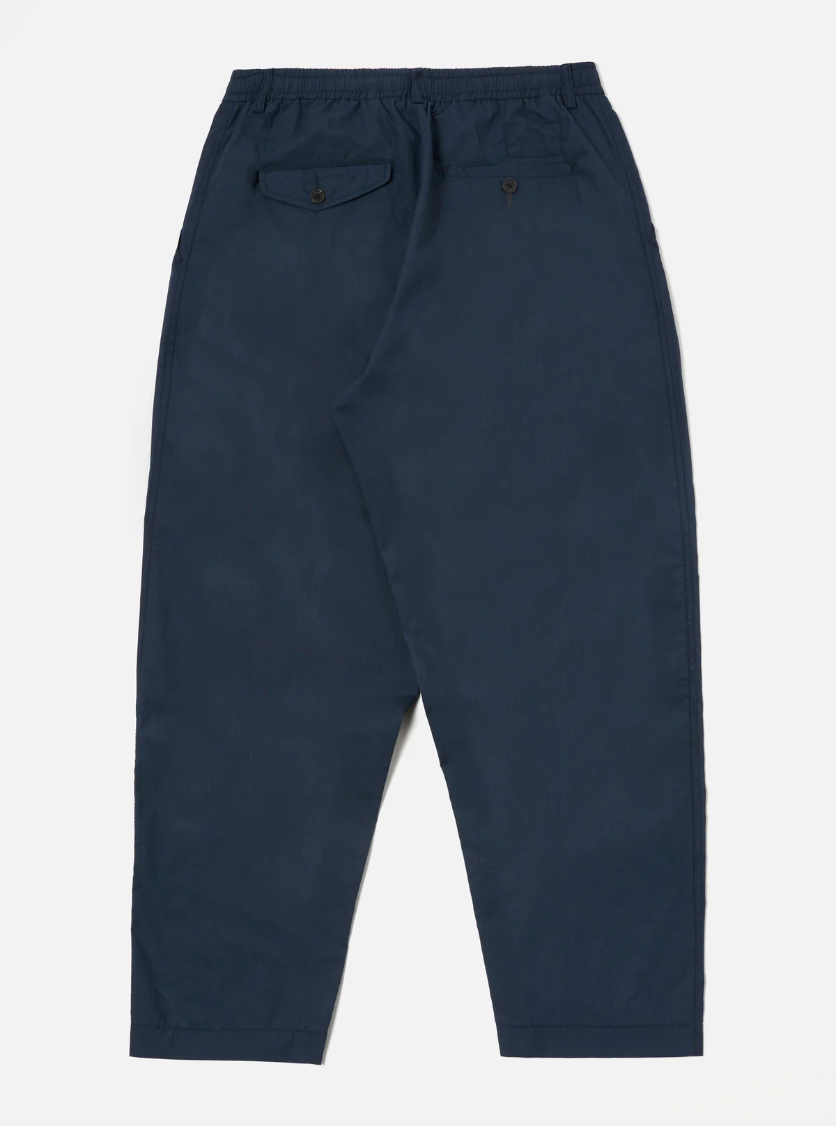 Recycled Polytech Pleated Track Pant - Navy - Image 4