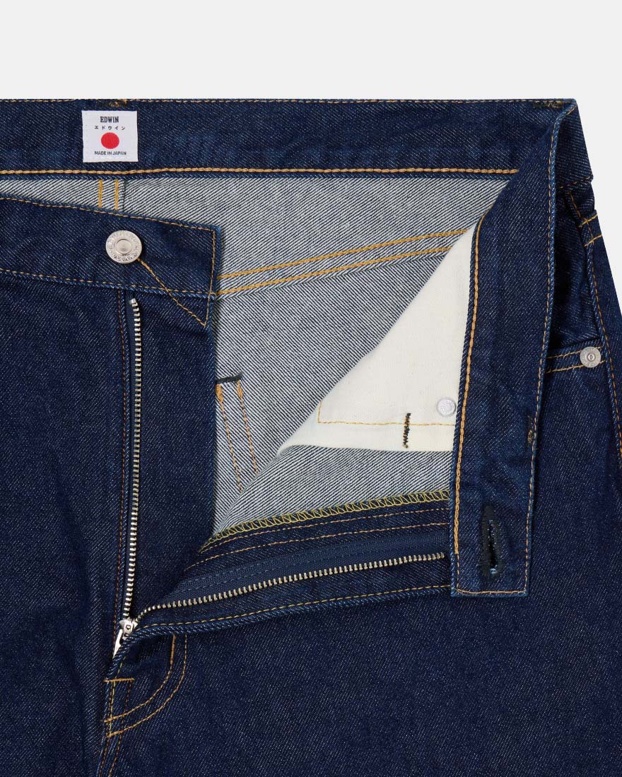 Loose Jeans 12.5oz - Blue (rinsed) - Image 3
