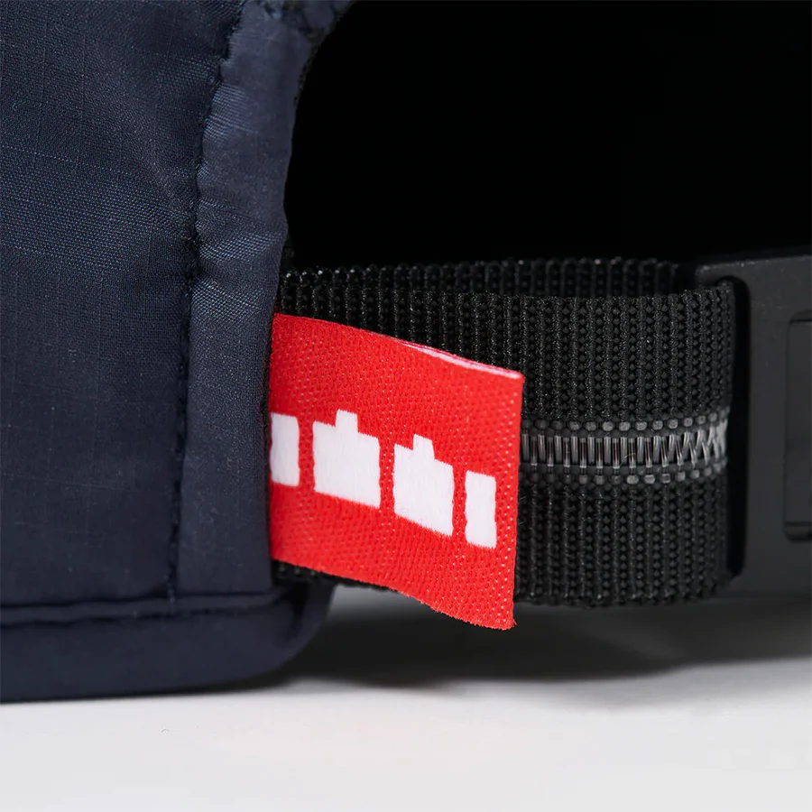 Clogged Bear Running Cap - Metallic Navy/Black - Image 3